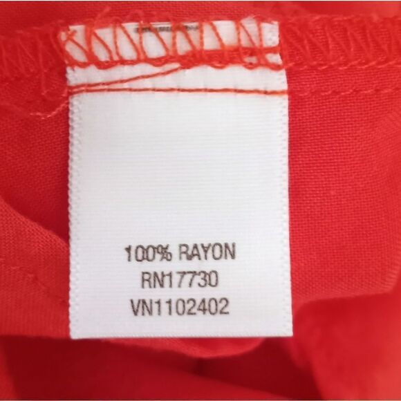 XHILARATION ORANGE RUFFLE TOP DRESS SZ.XXL GUC - Picture 8 of 9